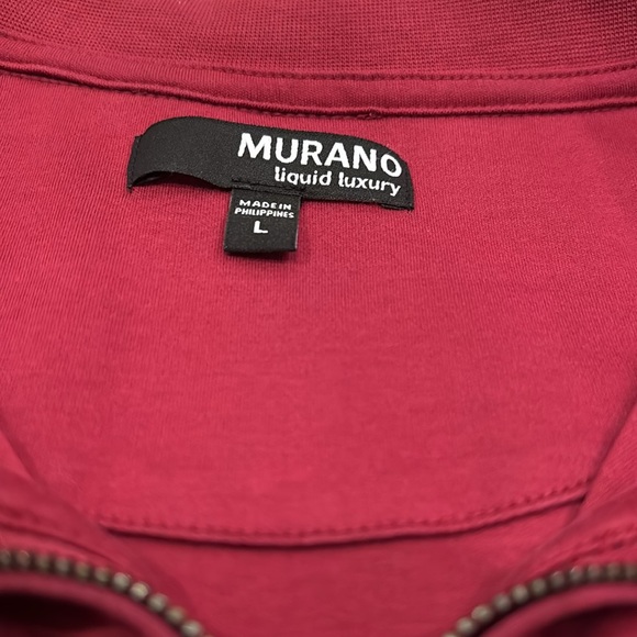 Murano Men’s Long Sleeve Zip Up Shirt - Picture 3 of 5